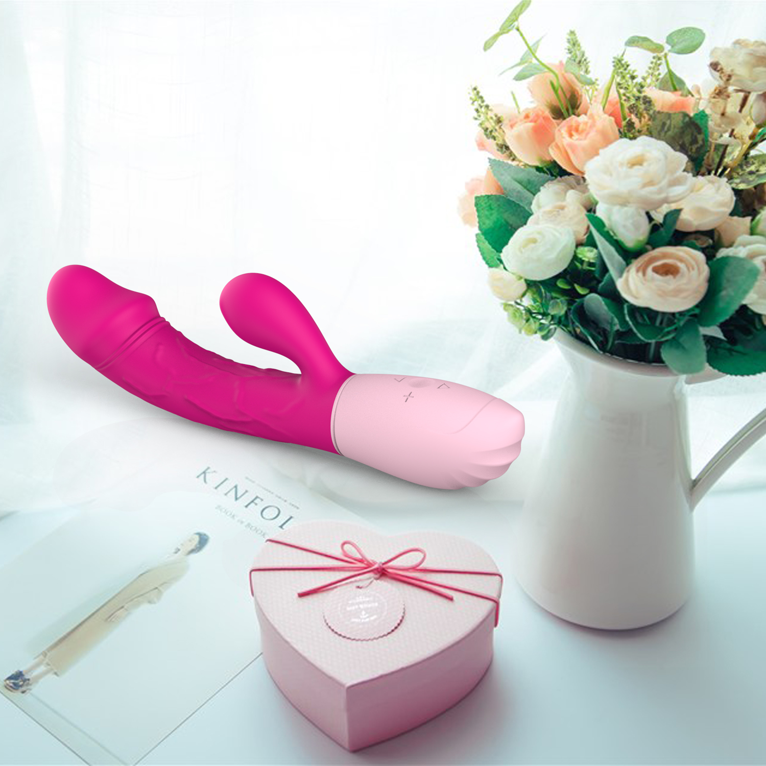 Vibrator with Clit Stimulator